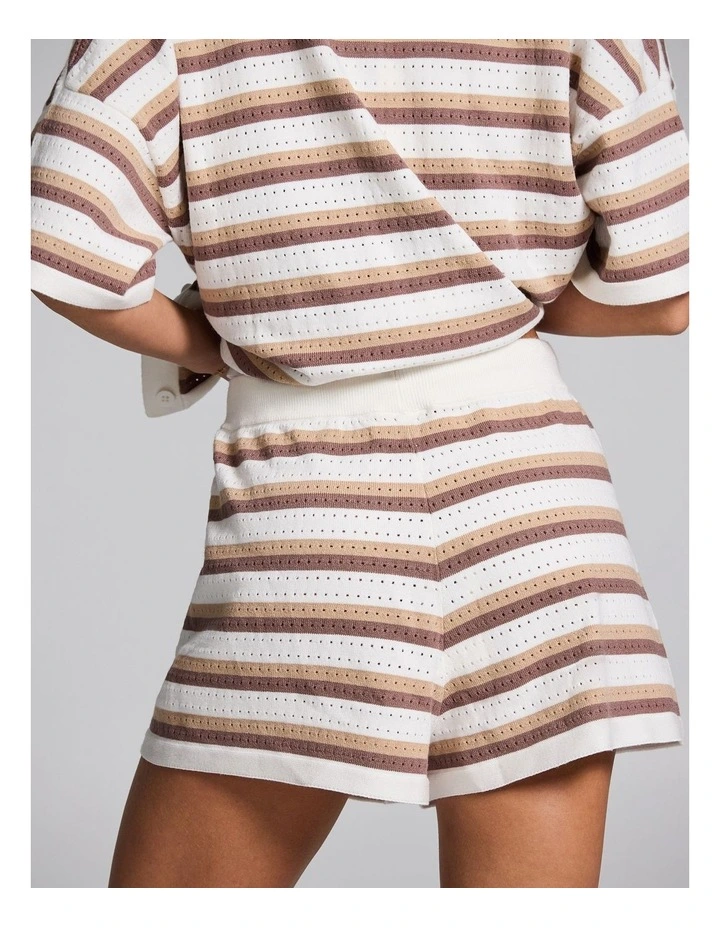 Knit Shorts in Multi image 2