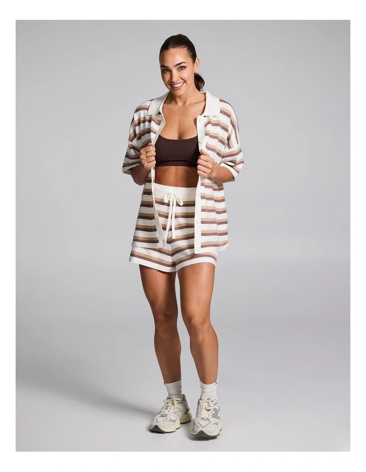 Knit Shorts in Multi image 5