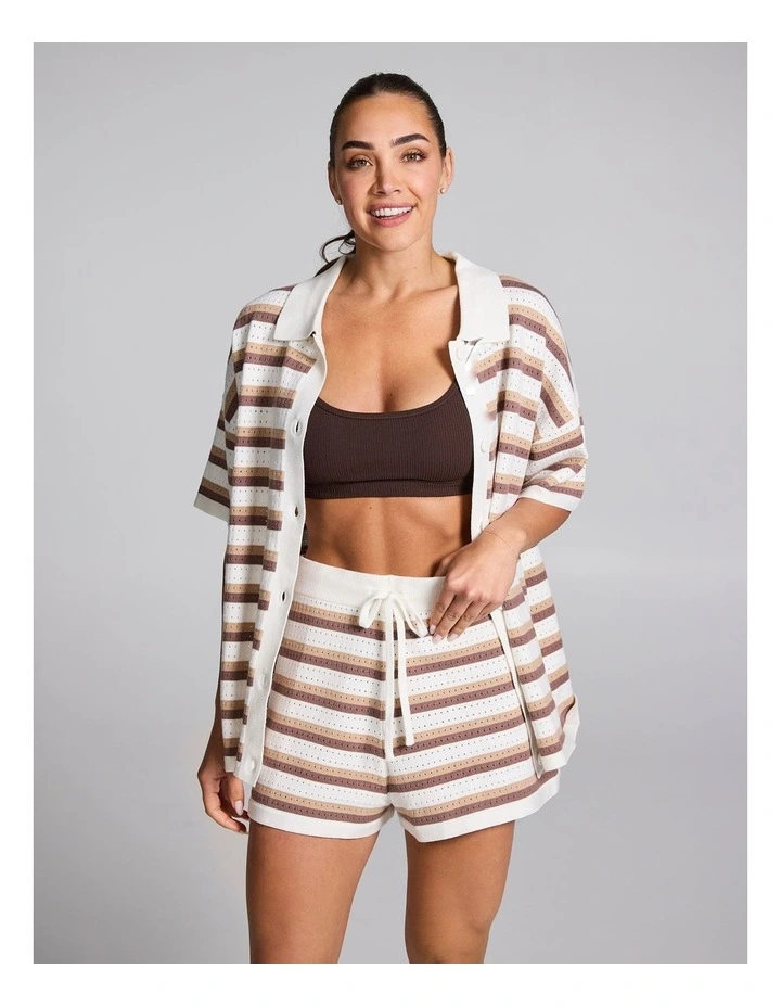 Knit Shorts in Multi image 6