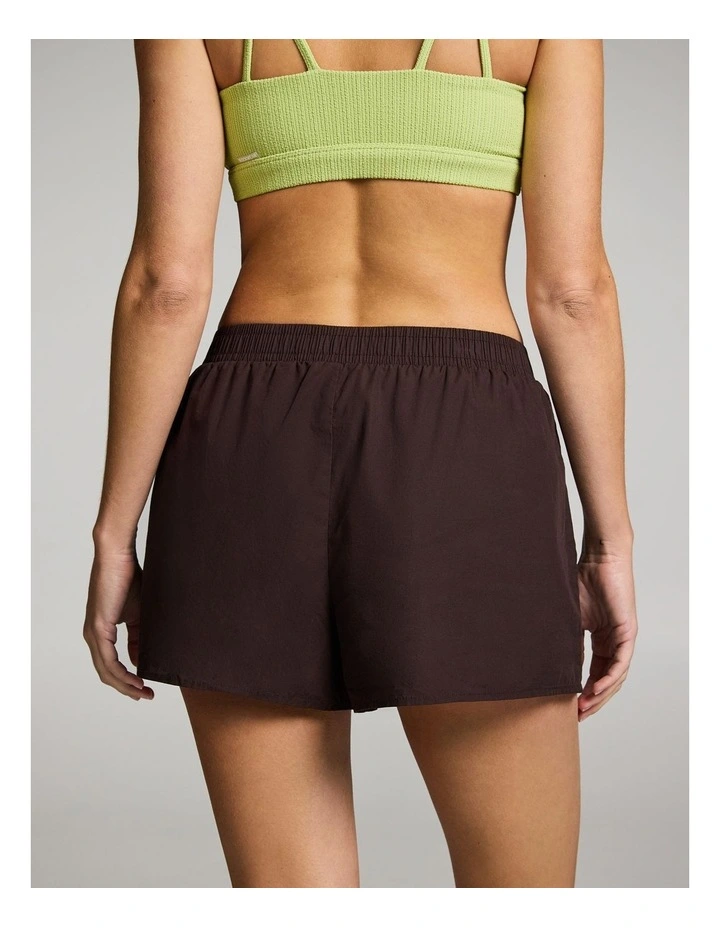 Cotton Shorts in Chocolate image 2