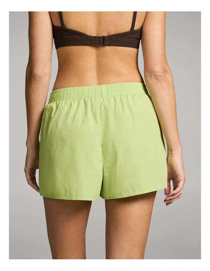 Cotton Shorts in Kiwi image 2