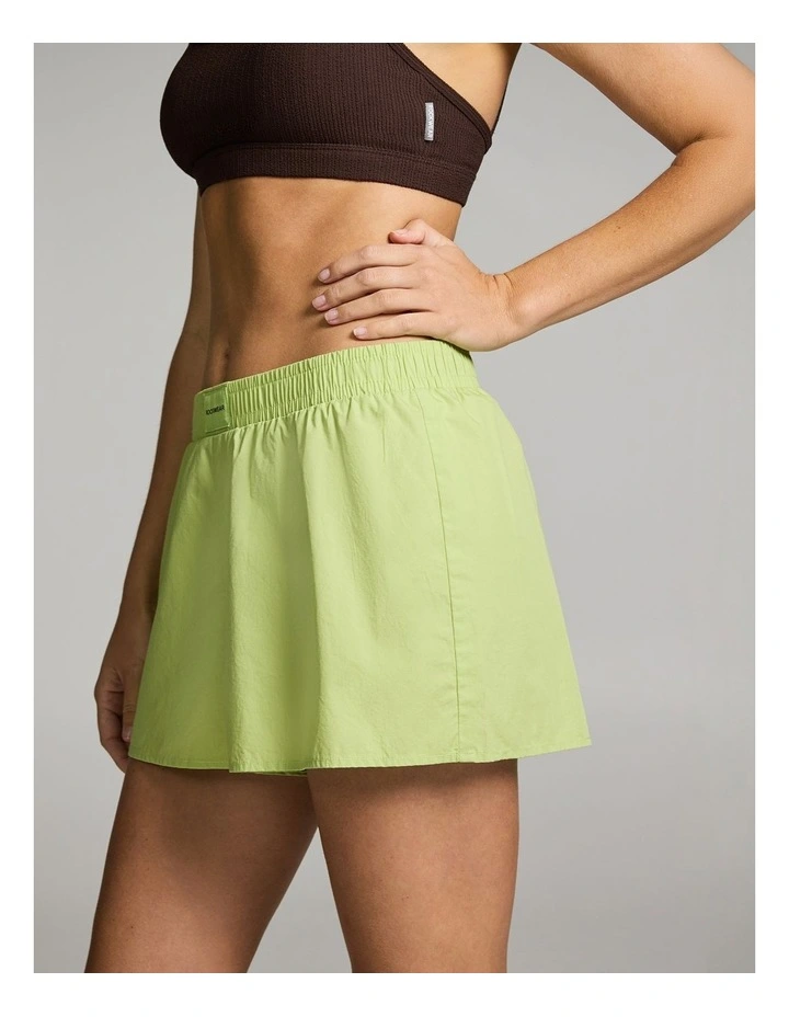 Cotton Shorts in Kiwi image 3
