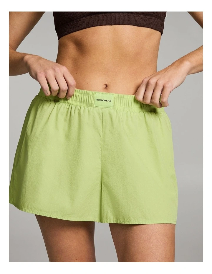Cotton Shorts in Kiwi image 4