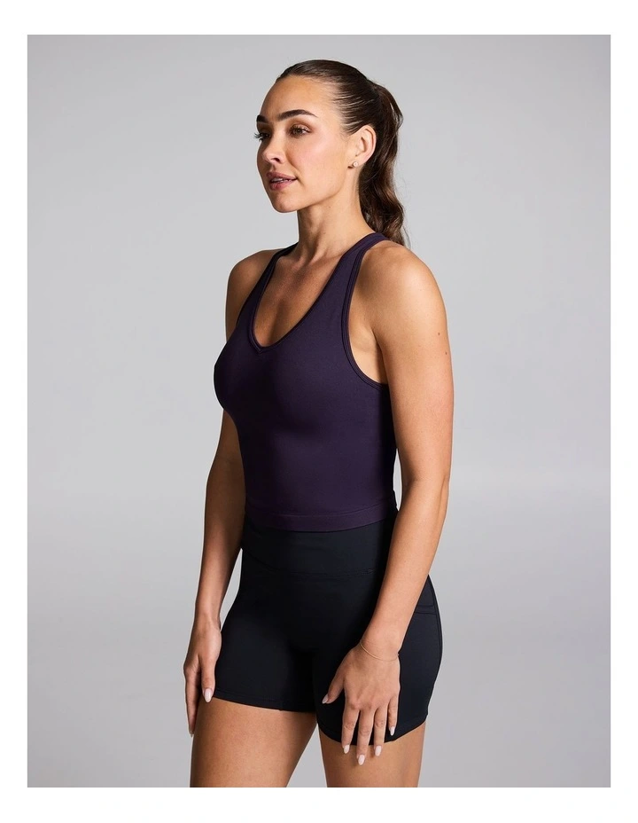 Seamless Tank in Purple image 3