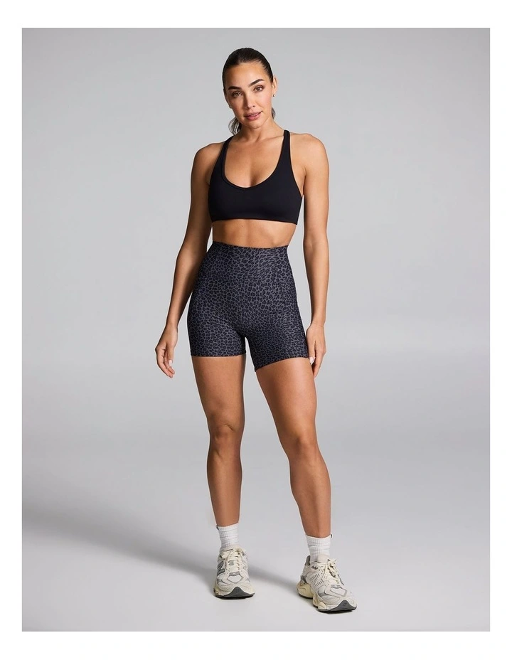 No Front Seam Mid Thigh Bike Shorts in Multi image 5