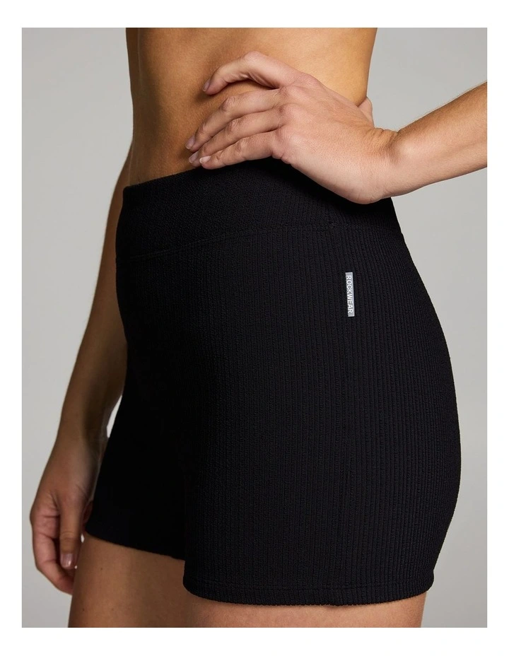 Swim Booty Shorts in Black image 4