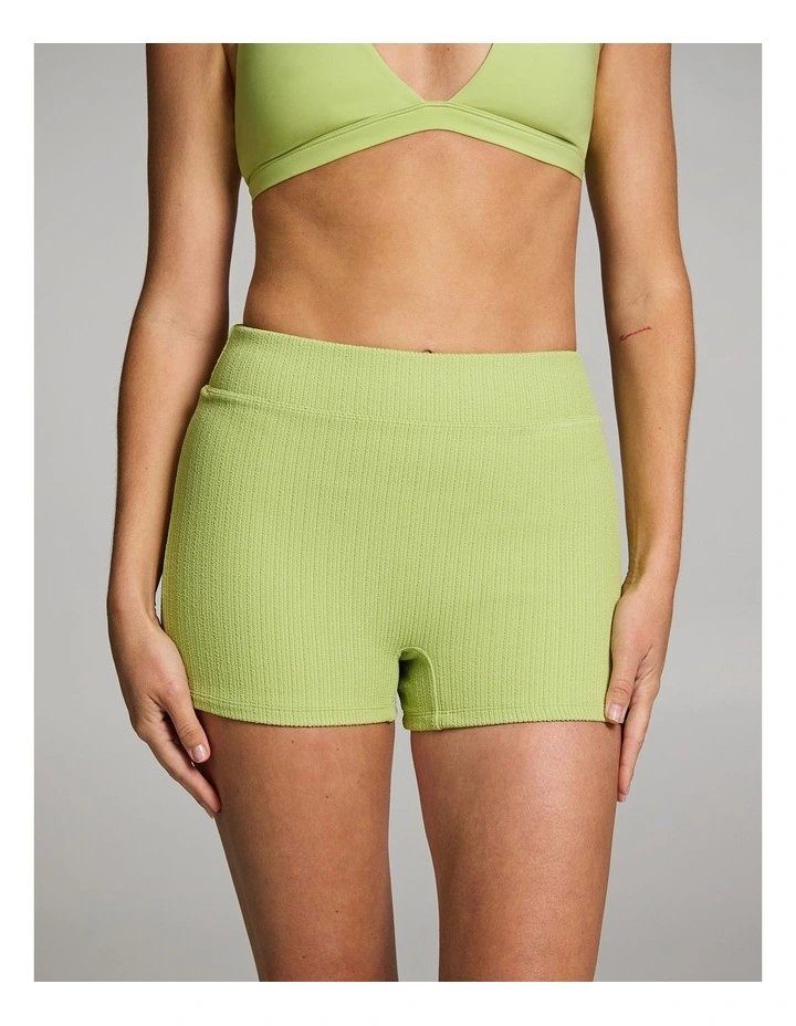 Swim Booty Shorts in Green image 1