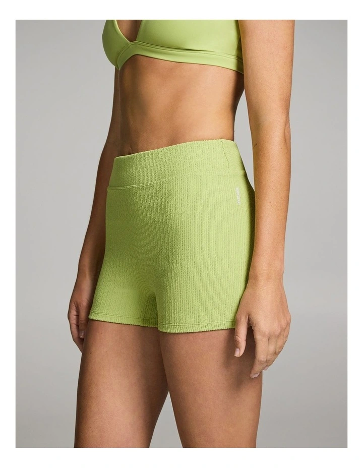 Swim Booty Shorts in Green image 3