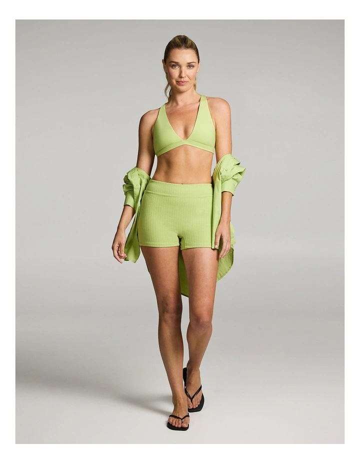 Swim Booty Shorts in Green image 6