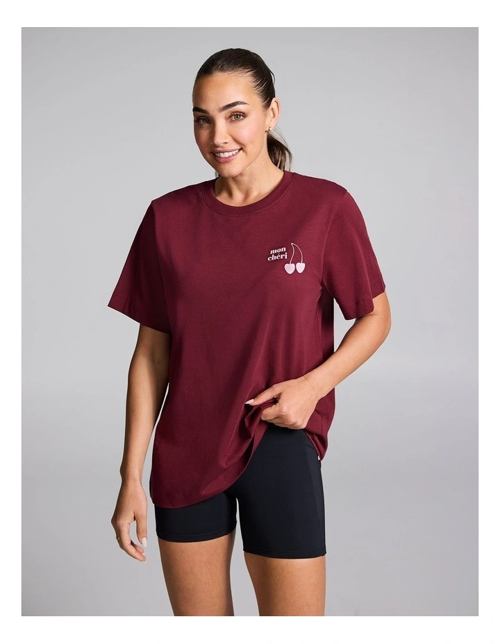 Graphic Tee in Red image 1