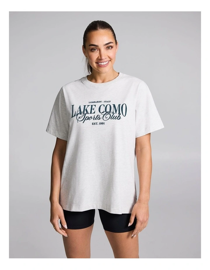 Graphic Tee in Grey Marle image 1