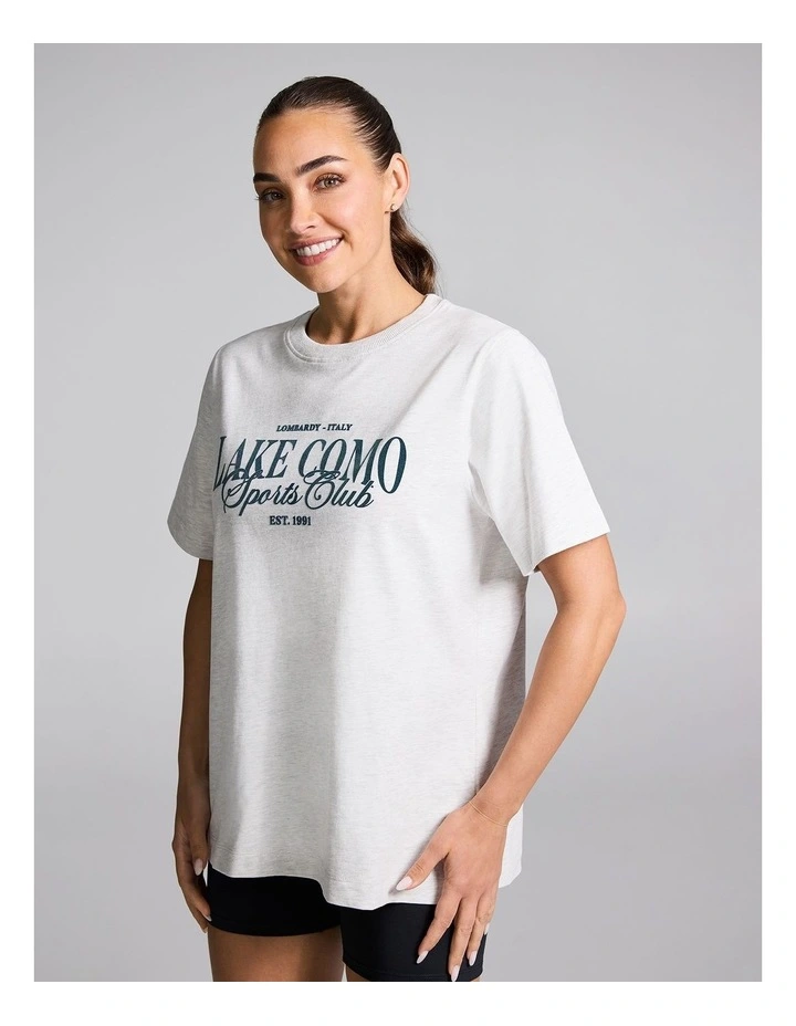 Graphic Tee in Grey Marle image 3