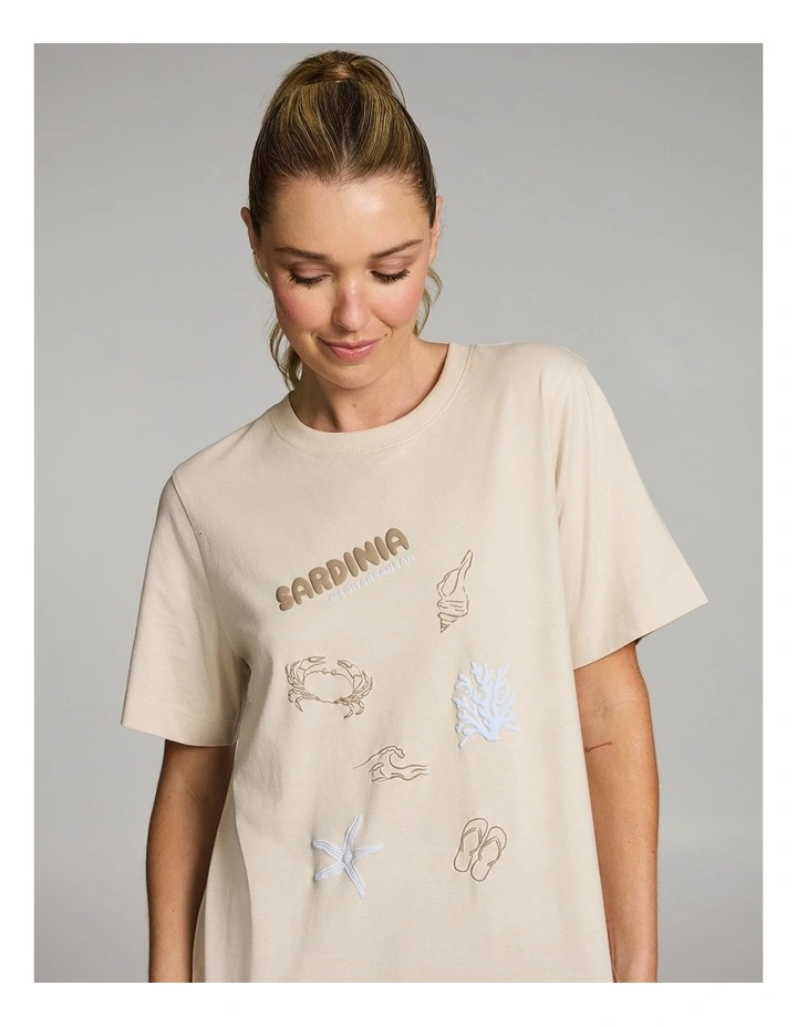 Graphic Tee in Vanilla image 4