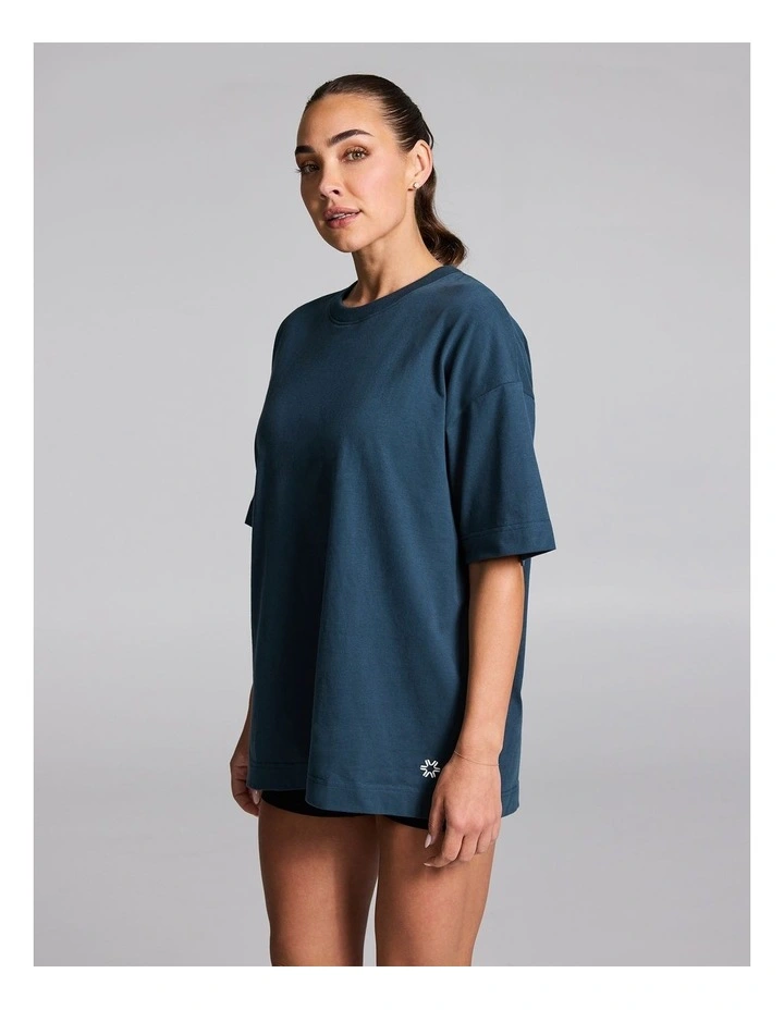 Baggy Fit Tee in Midnight Green image 3