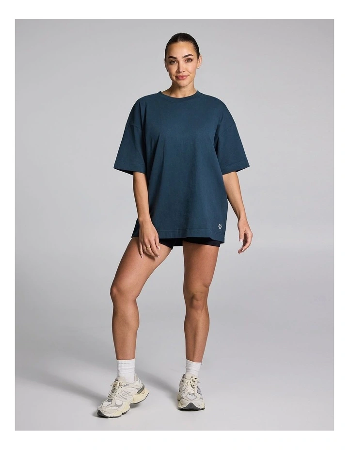 Baggy Fit Tee in Midnight Green image 5