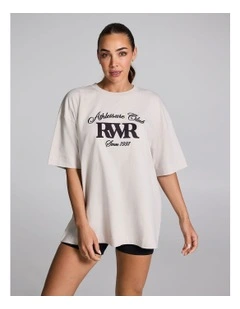 Baggy Fit Tee in Porcelain