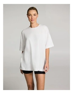 Baggy Fit Tee in White