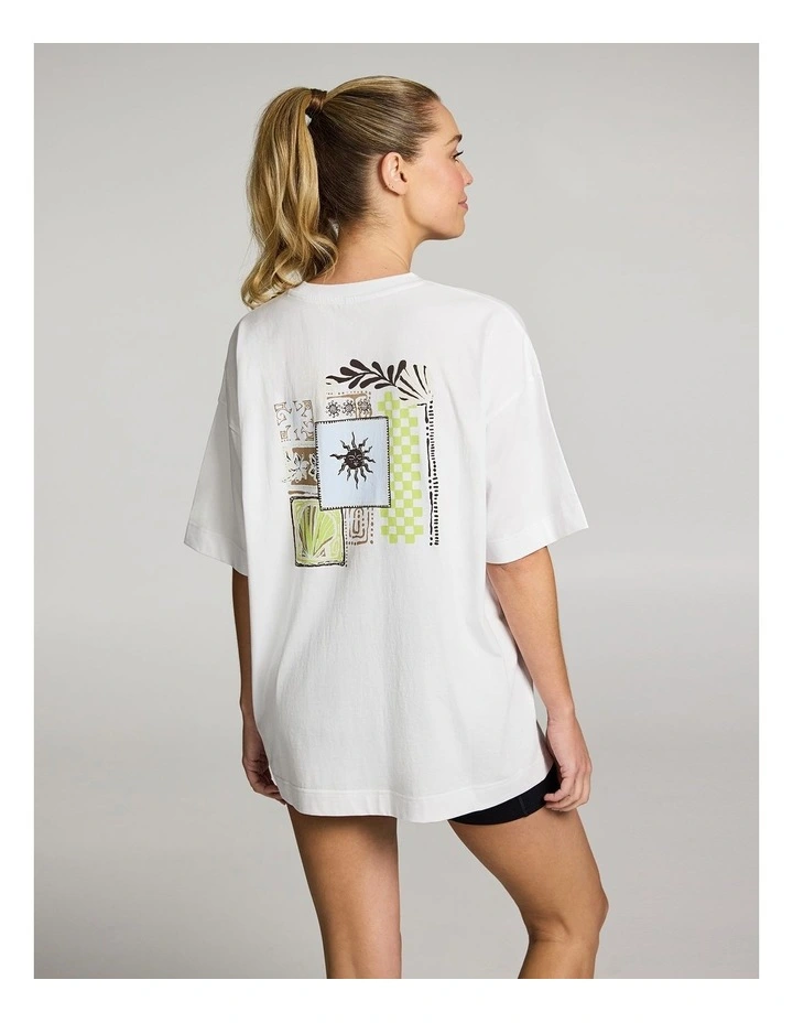 Baggy Fit Tee in White image 2