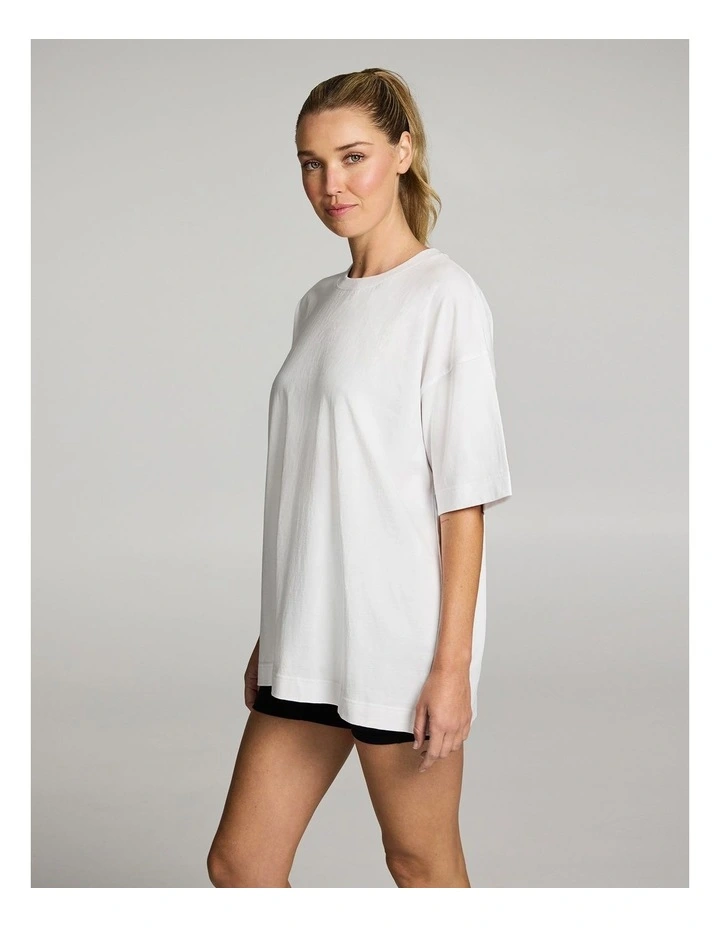 Baggy Fit Tee in White image 3