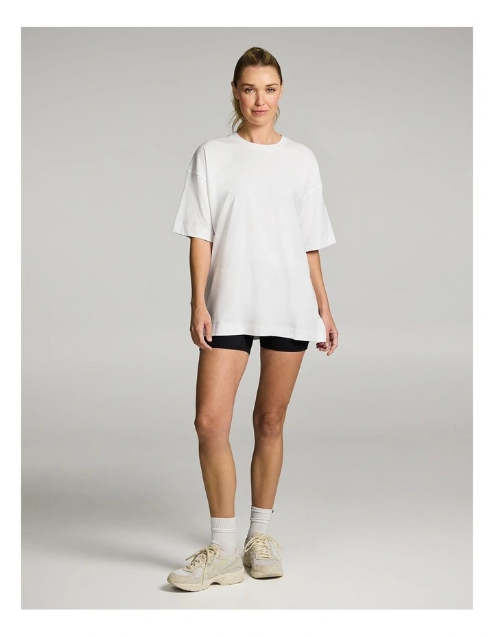 Baggy Fit Tee in White image 5