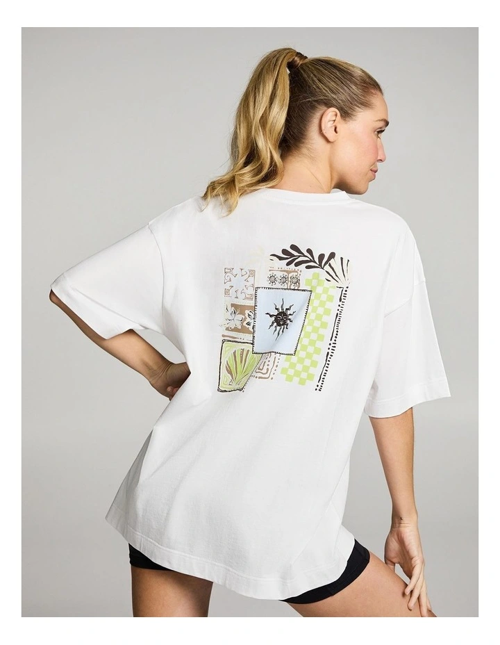 Baggy Fit Tee in White image 6