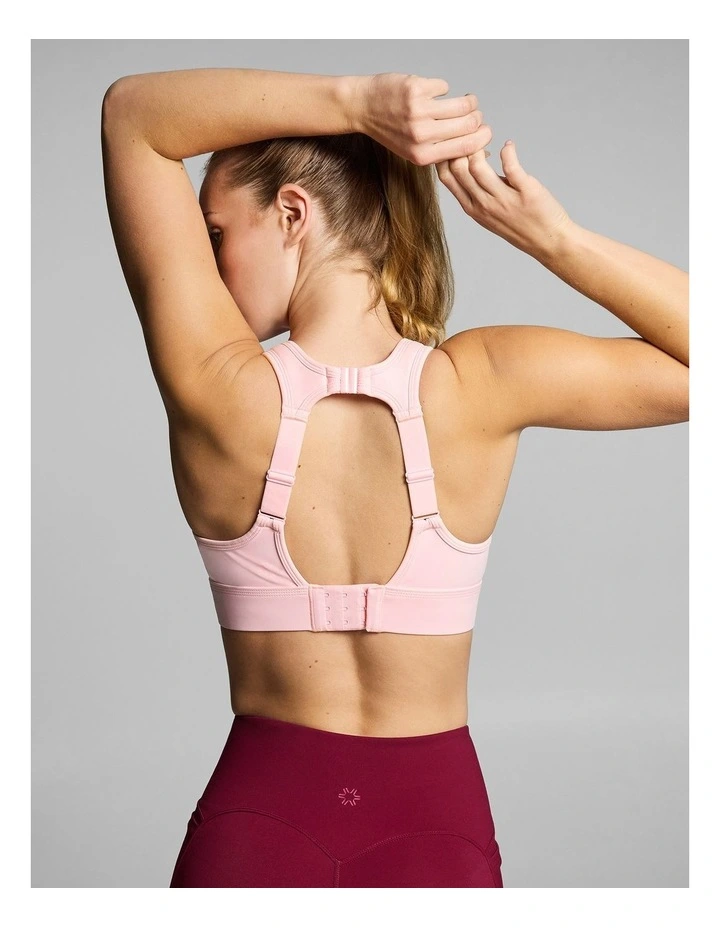 Olympia High Impact Moulded Sports Bra in Rose Quartz image 4