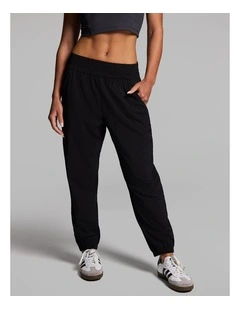 At Leisure Joggers in Black