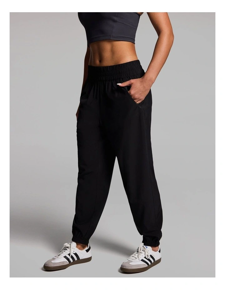 At Leisure Joggers in Black image 3