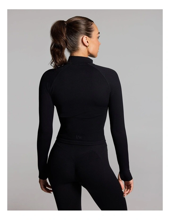 Seamless Jacket in Black image 2
