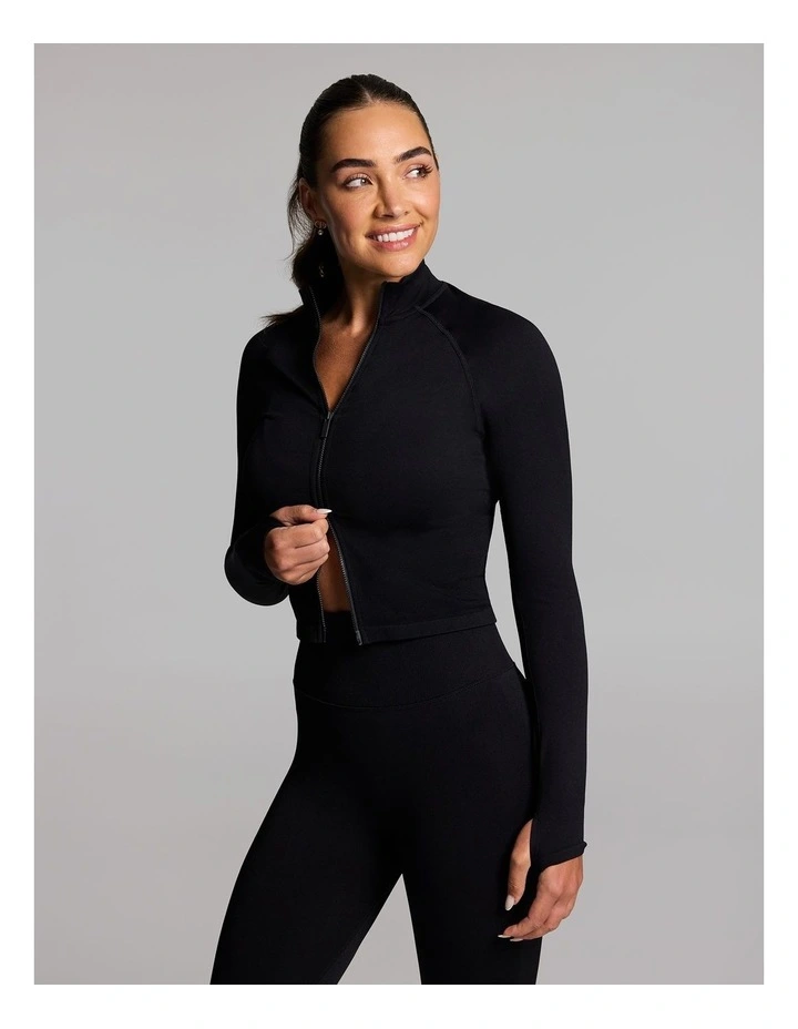 Seamless Jacket in Black image 3