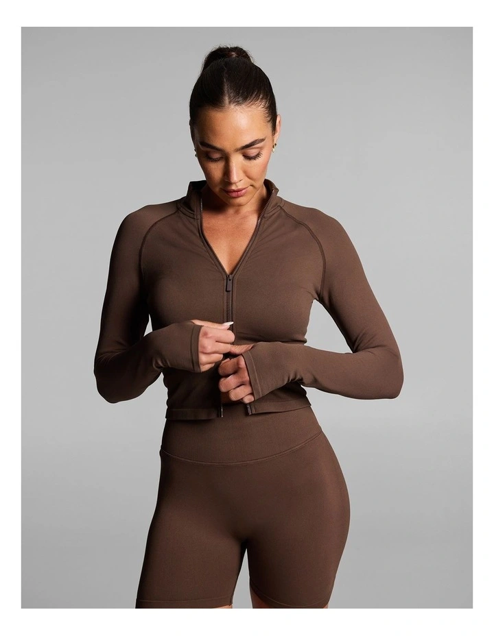 Seamless Jacket in Walnut image 1