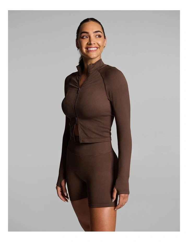 Seamless Jacket in Walnut image 3