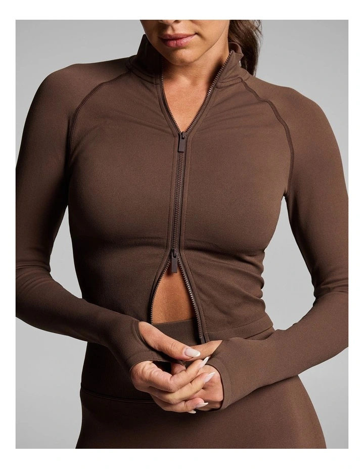 Seamless Jacket in Walnut image 4