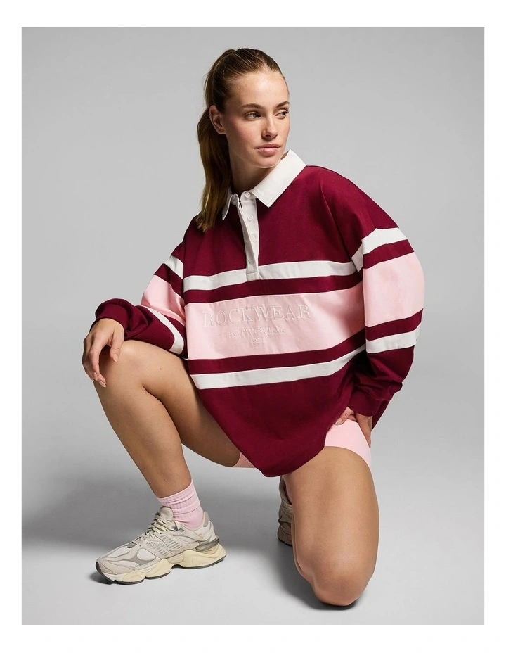 Heritage Long Sleeve Top in Ruby image 6