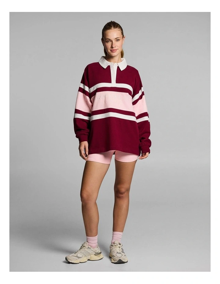 Heritage Long Sleeve Top in Ruby image 7