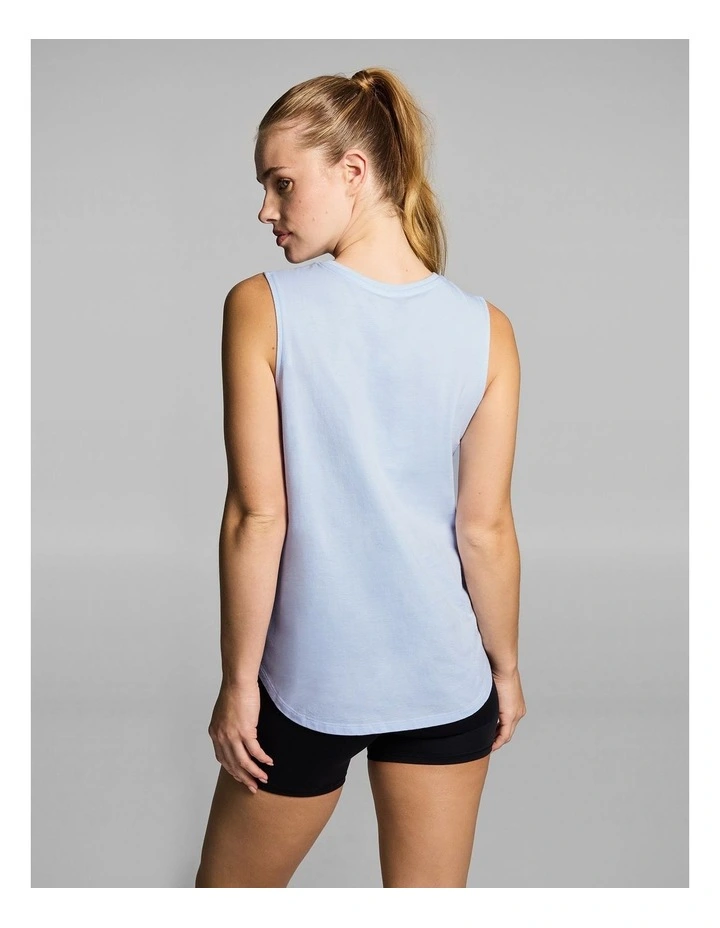 Cotton Tank in Light Sky Blue image 2