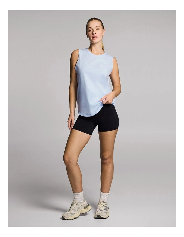 Cotton Tank in Light Sky Blue image 5