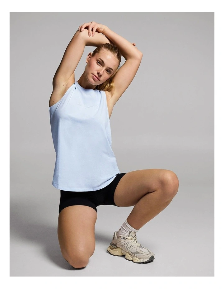 Cotton Tank in Light Sky Blue image 6