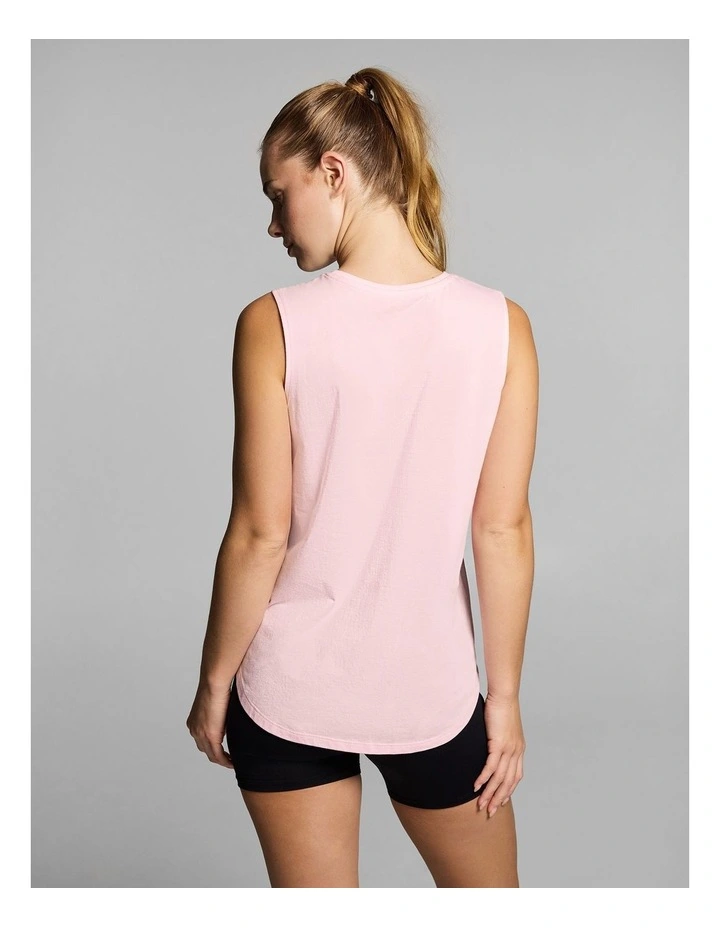 Cotton Tank in Rose Quartz image 2