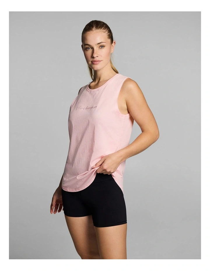 Cotton Tank in Rose Quartz image 3