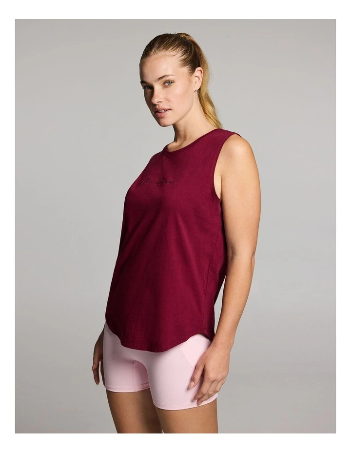Cotton Tank in Ruby image 3