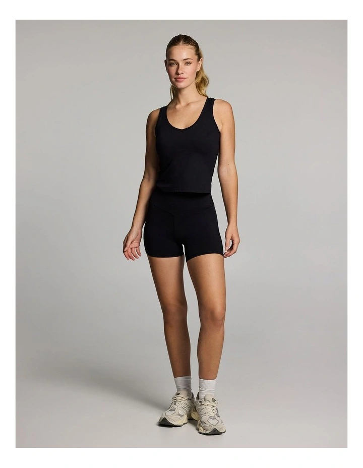 Base One V Neck Tank in Black image 5
