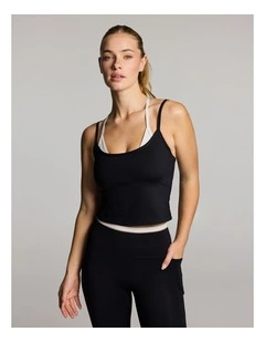 Base One Layered Singlet in Black