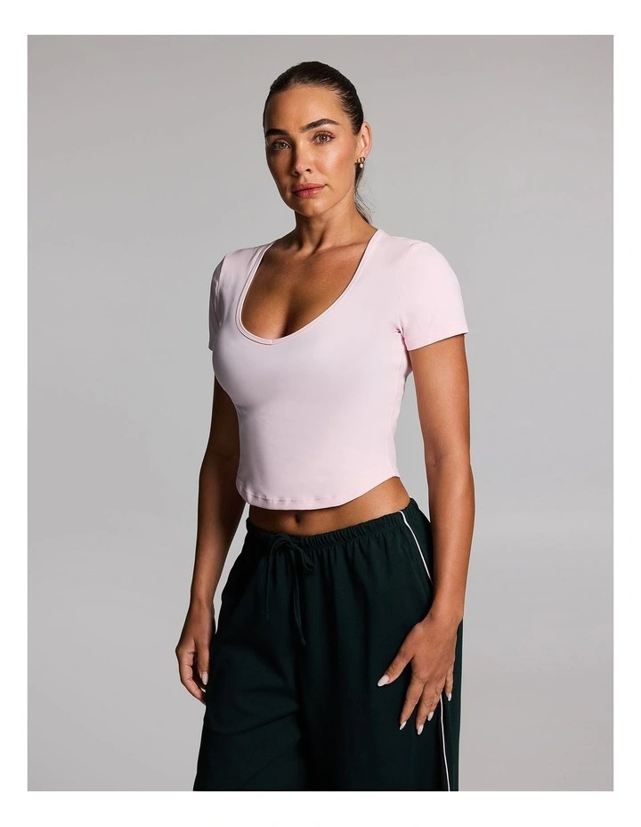 Base One Sweetheart Tee in Rose Quartz image 3