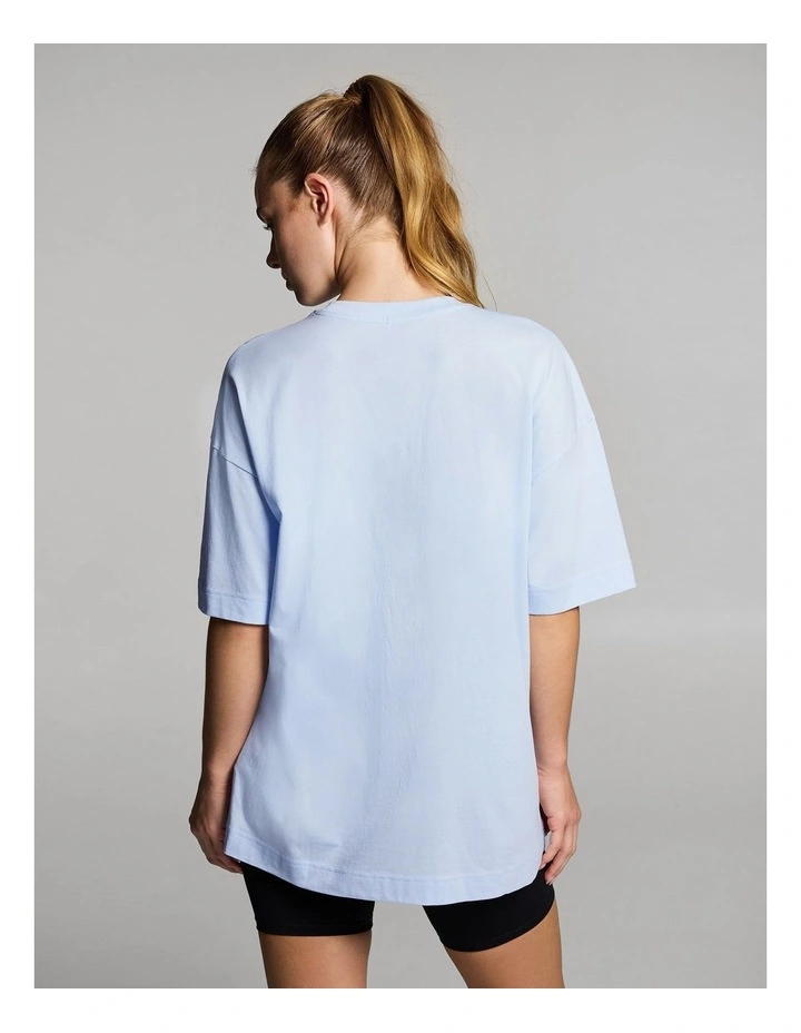 Baggy Fit Tee in Light Sky Blue image 2
