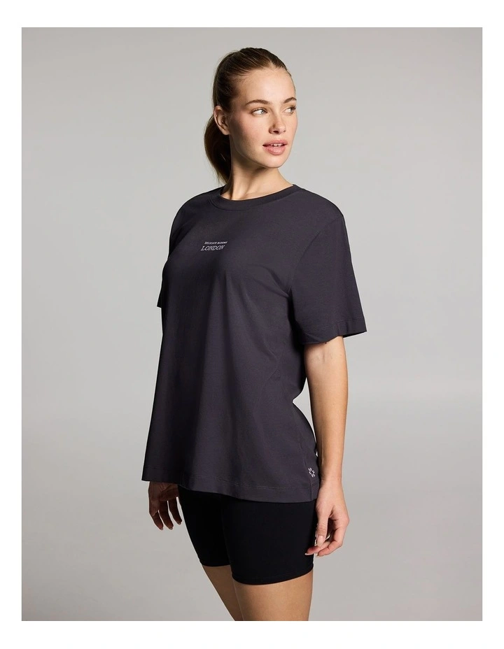 Graphic Tee in Dark Grey image 3