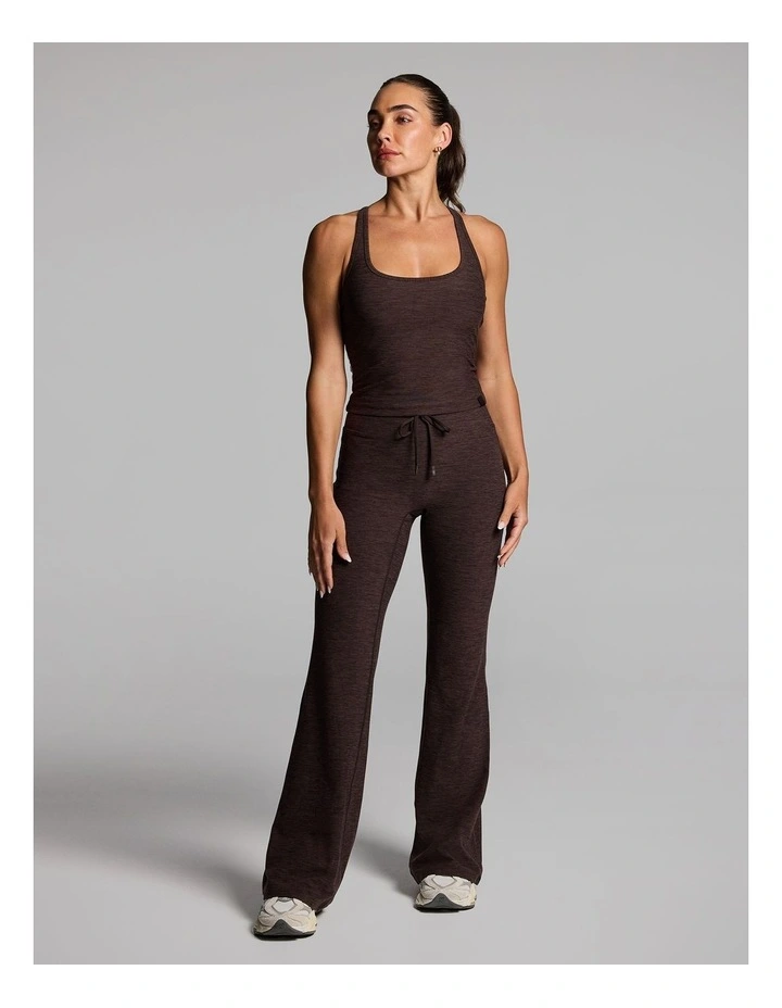 Balance Support Singlet in Cocoa Marle image 5