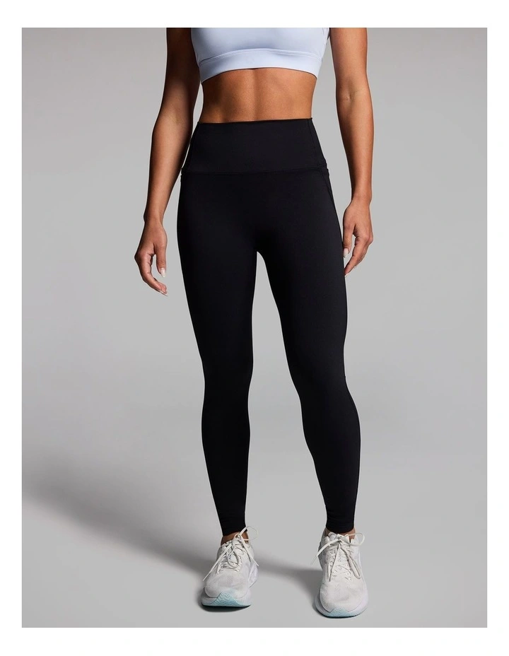 No Front Seam Full Length Tights in Black Tall image 1