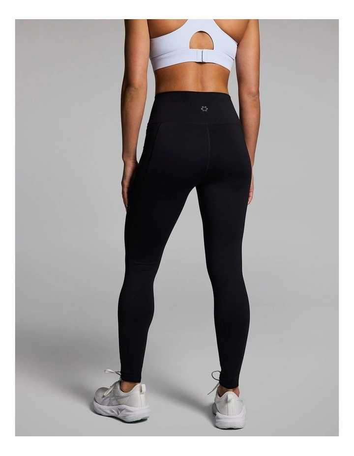 No Front Seam Full Length Tights in Black Tall image 2