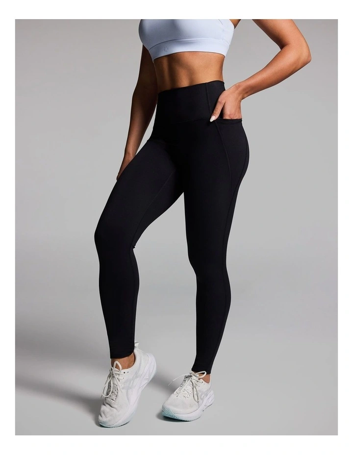 No Front Seam Full Length Tights in Black Tall image 3